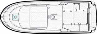 utrustet med fulle tanker Weight, std boat with full tanks.............................. 3.300 kg Tankkapasitet diesel Tank capacity diesel.