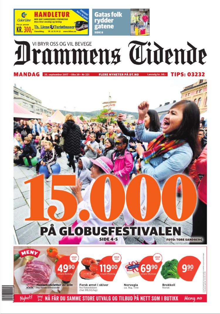 Globusfestivalen 2018 veien videre Globusfestivalen 2018 blir ikke gjennomført uten kommunal støtte på minimum 600 000,- NOK Byen Vår Drammen AS kan ikke alene bære den økonomiske risikoen ved å