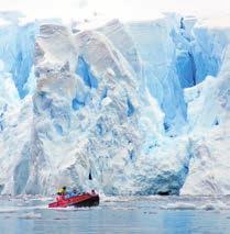 FAKTA og ANBEFALINGER 90 % av verdens is finnes i Antarktis. Mesteparten av denne isen er en del av innlandsisen som dekker landmassen som er rundt 14 millioner kvadratkilometer (5.