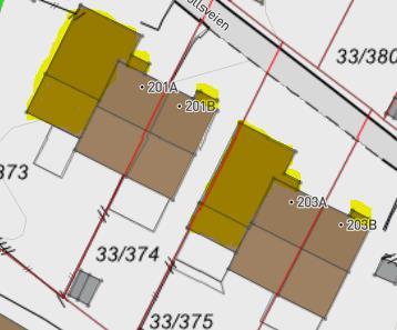 Vollsveien 203 A 33/375 X Tilbygg i 1