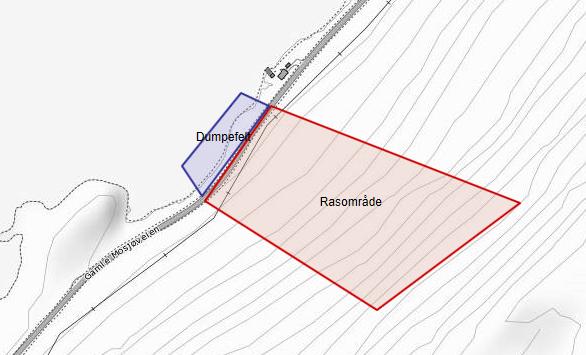 BAKGRUNN Leirfjord kommune har søkt Fylkesmannen om tillatelse til dumping/utfylling av masser i forbindelse med rydding av gamle fylkesveg 78 ved Remneset i Leirfjord kommune etter ras.