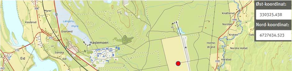 2.1 Haslemoen i Våler kommune 2.1.1 Lokalisering Grunnvannsbrønnen på Haslemoen i Våler kommune ble etablert av Nordenfjeldske Brønn og Spesialboringer ved Kjell Nyen 16. og 17. juni 2016.