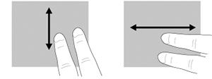 Rulle Rulling er nyttig når du skal flytte opp, ned eller sideveis på en side eller et bilde.