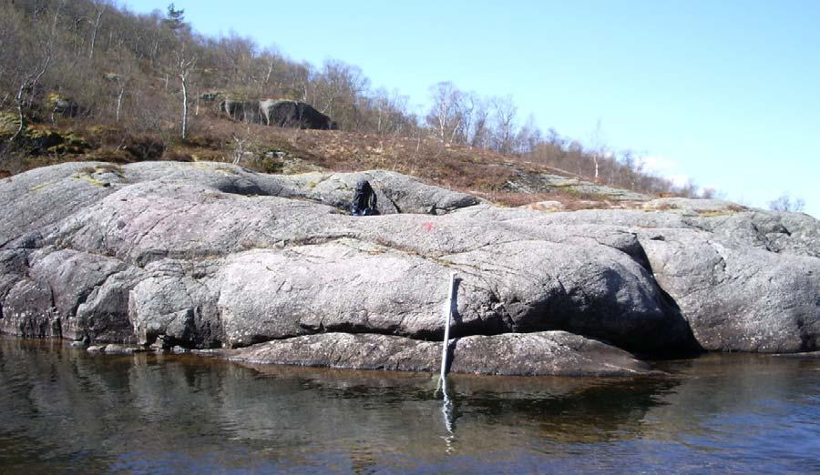 rett oppstrøms Hiafossen