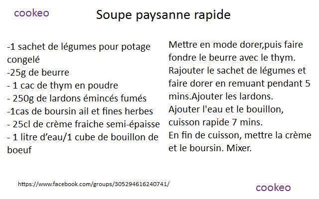 Soupe paysanne