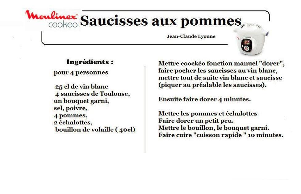 Saucisses aux pommes