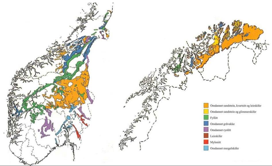 KAPITTEL 3. ASR OG BESTANDIGHET I BETONG 3.5.1 ASR i Norge I Norge utvikler skadene seg langsomt på grunn av det kalde miljøet. Tegnene blir som regel ikke tydelige før 10-20 år etter ferdigstillelse.