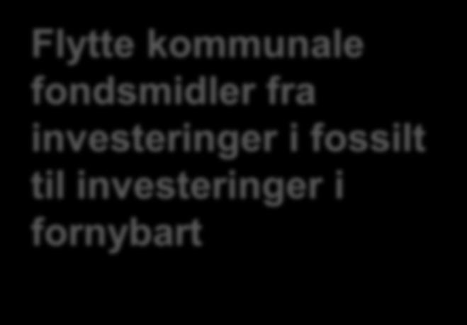 Flytte kommunale fondsmidler fra