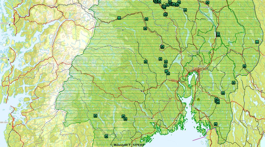 Sak 19/2017 Kvotejakt på gaupe i 2018 Side 9 av 21 Figur 6 viser oversikt over utviklingen i antall undersøkte skadetilfeller i regionen i perioden 2011-2017 der Statens naturoppsyn har konkludert