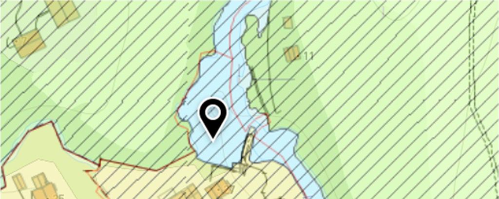 9 2.5 Forholdet til offentlige planer og nasjonale føringer Kommuneplaner Selve damanlegget er angitt som område for Boligbebyggelse i kommuneplanens arealdel for Bærum kommune.