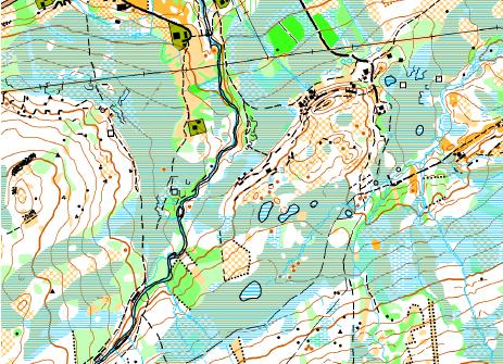 Terreng Terrenget består av lettløpt myrlendt skog med innslag av åpne områder.