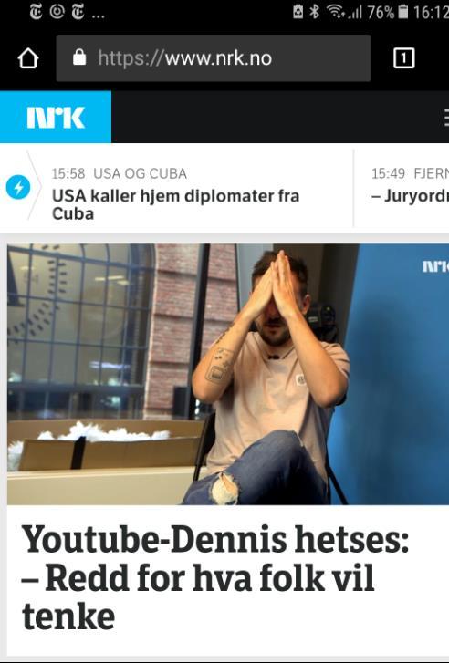 NRKs nyhetstilbud på nett må undersøkes Hva er det som skiller NRKs tekstbaserte nyhetsformidling fra VG, Aftenposten, Nettavisen, Dagbladet og region- og lokalavisene rundt i landet?