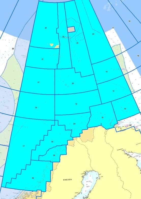 Figur 3-8: Statistikkområder valgt ut for å identifisere havområder med tilknytning til Nord-Norge (Kilde: Fiskeridirektoratet 2013b) 3.3.2 Fangst og landing For å beskrive status på fiskeriene i Nord-Norge har vi valgt å belyse flere momenter.