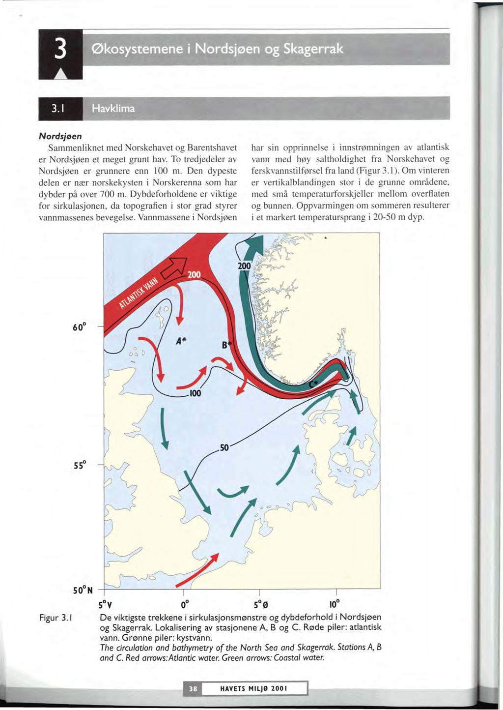 m m m Økosystemene i Nordsjøen og 5kagerrak I Nordsjsen Sammenliknet med Norskehavet og Barentshavet er Nordsjøen et meget grunt hav. To tredjedeler av Nordsjøen er grunnere enn 100 m.
