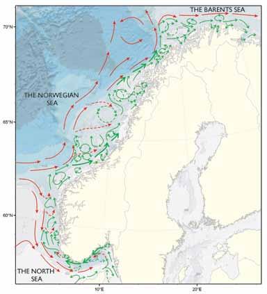 KapiTtel 1 FORVALTNING AV KYSTEN Kyst og havbruk 2009 19 ofte 10 100 ganger større enn den ferskvannsdrevne estuarine vannutvekslingen.