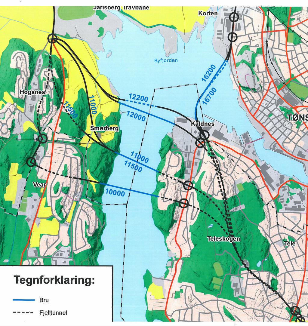 Oppdrag nr: 1350013855 Målestokk: 1: 20 000 Status: Fastlandsforbindelse fra Nøtterøy og Tjøme Statens vegvesen Region Sør Rambøll AS - Region Midt-Norge P.b. 9420 Sluppen Mellomila 79, N-7493 Trondheim TLF: 73 84 10 00 - FAX: 73 84 10 60 Oversiktskart 0 24.