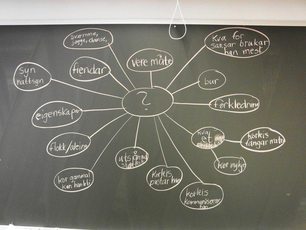 Frå fakta til fantasi (overgong) Behalde det naturfaglege