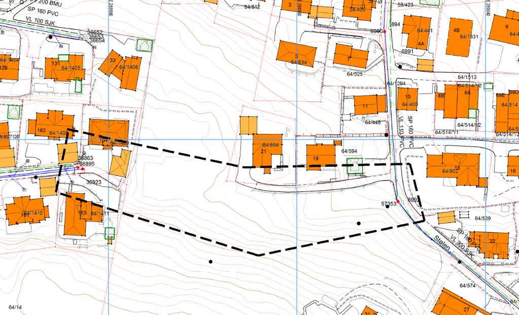 Planbeskrivelse 3041 STØLEN/EIDSBAKKENE - VA-TRASÉ Arkivsak: 16/4772 Arkivkode: PLANR