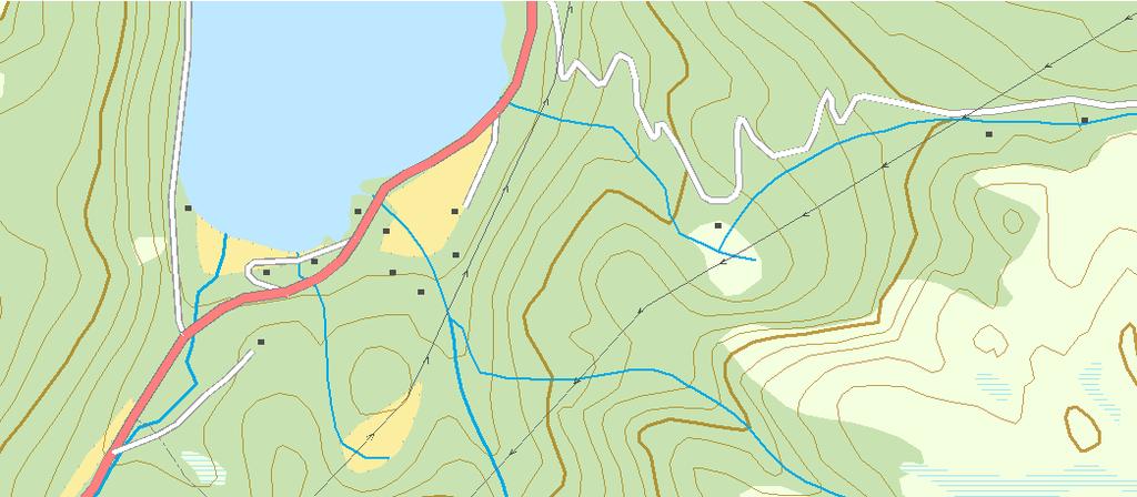 Naturtypelokalitet/kjerneområde Verneområder Målestokk