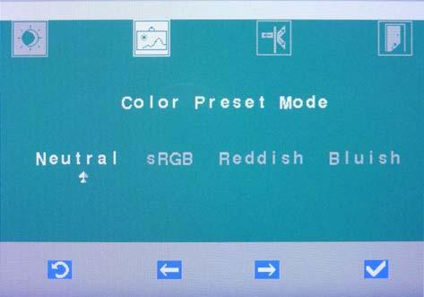Velg alternativet "Custom" (brukerdefinert) for å tilpasse RGBverdiene selv.
