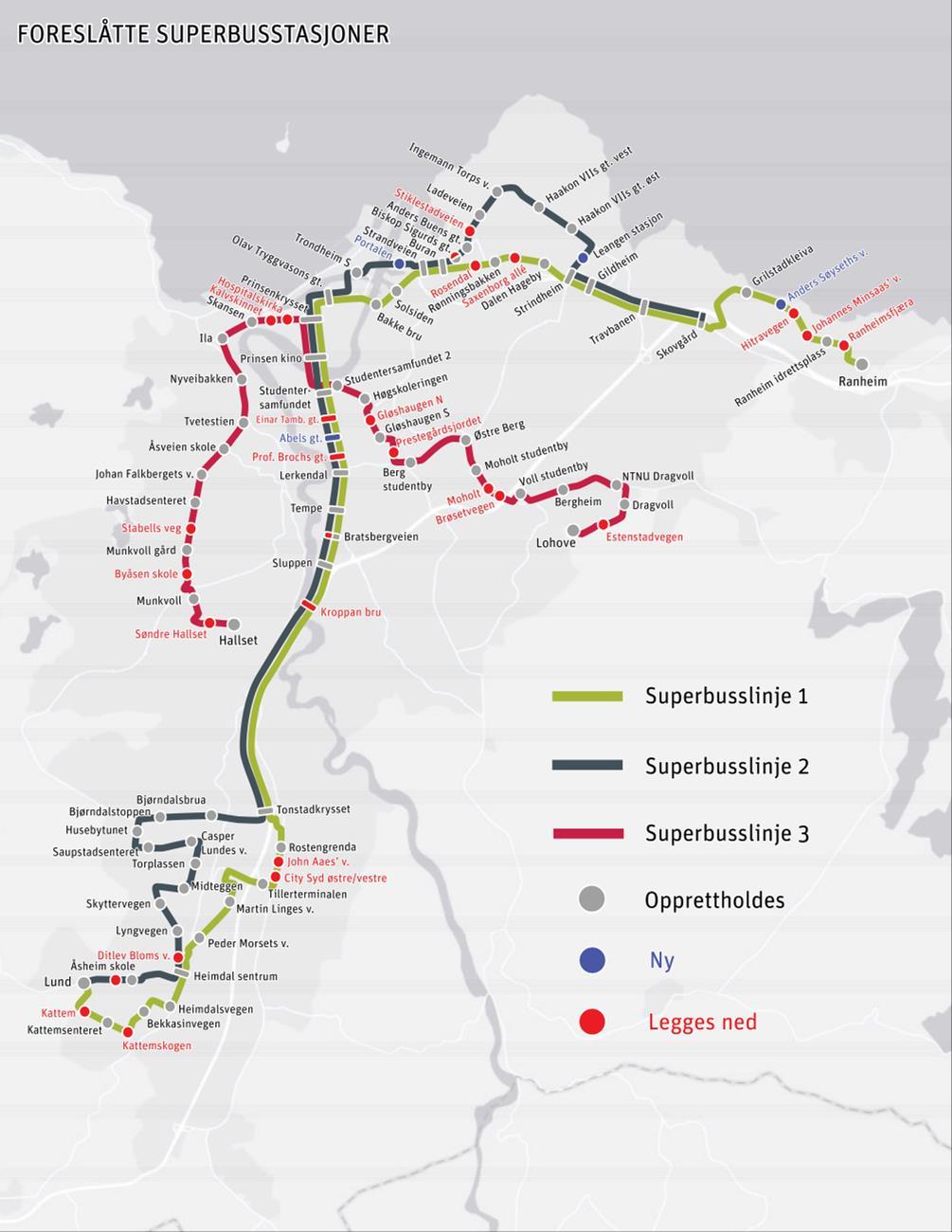 Metrobuss Tenk bane kjør buss 2,8 mrd.