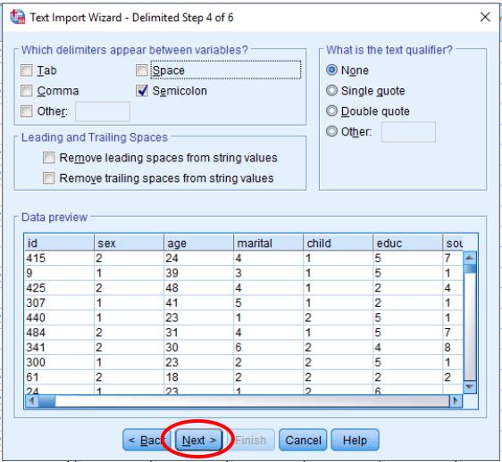 IMPORTERE DATA - TEKSTFIL