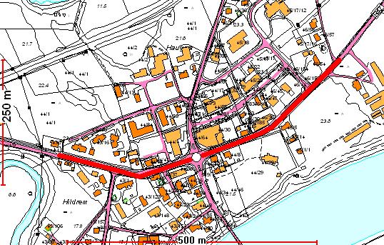 401 Øysletta sentrum og vestover 7. Fv.