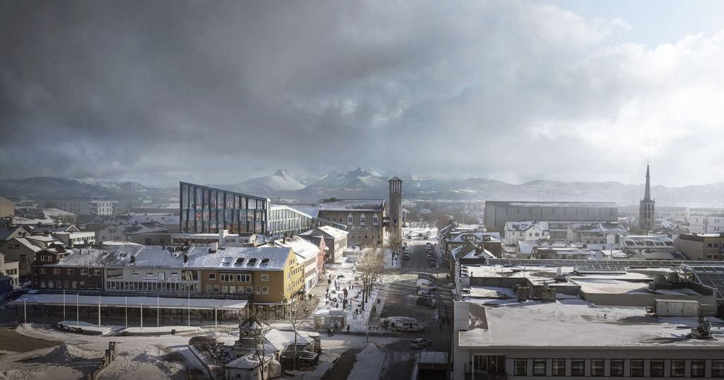 IAGONAL IALOG nye BOØ RÅHUS Perspektiv: Nye Bodø Rådhus og byhorisont IAGONAL IALOG Åpent, moderne og publikumsvennlig rådhus!