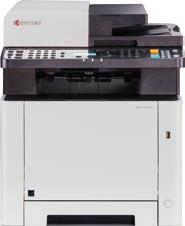 MULTIFUNKSJON KYOCERA ECOSYS M5521CDN ECOSYS serien 4i 1. 2-sidig utskrift, kopi, skann og faks som standard. Inntil 21 sider i minuttet utskriftshastighet i A4 farger og sort/ hvitt 1.