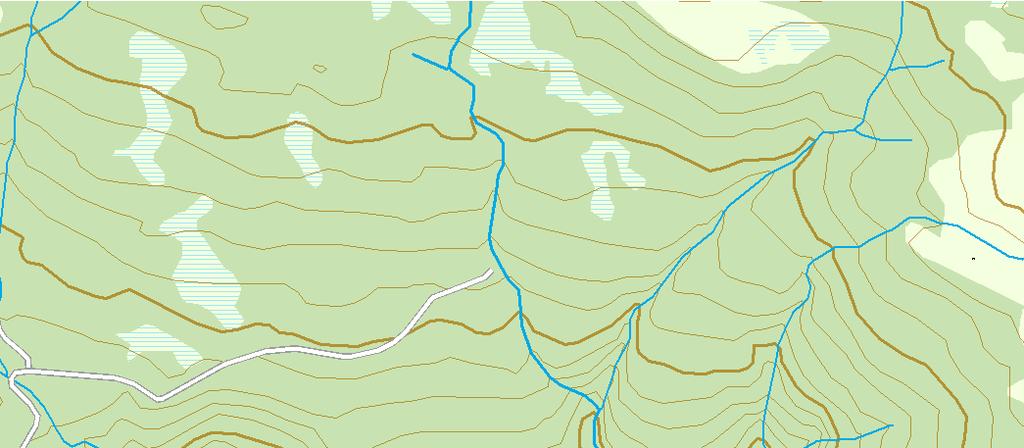 lokalitet Målestokk 1:11 000 Naturtypelokalitet/kjerneområde Rutenett 1km