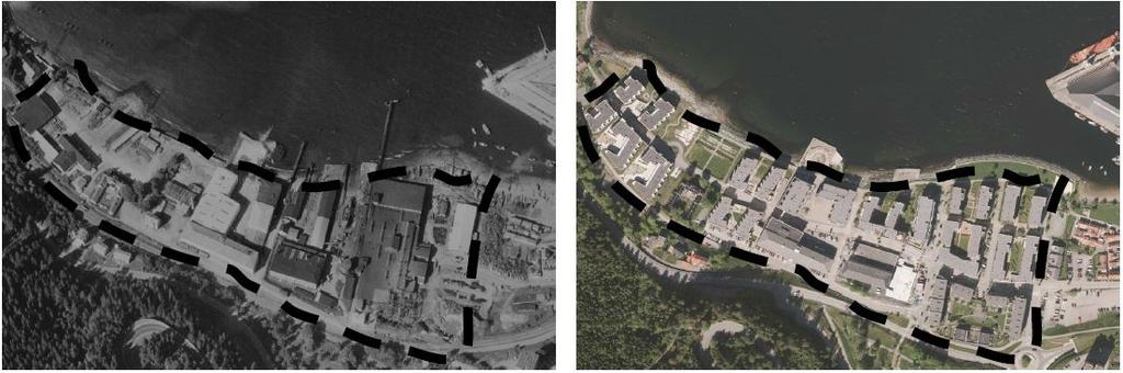 Det ble bygd 748 boliger i dette området i perioden 2000-2017. Omforming og fortetting i Vollabakken/Korsgata 1999-2010, ca 1,5 km fra torvet.