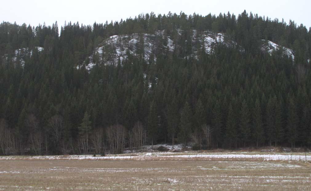 Figur 11: Søndre påhugg til tunnel