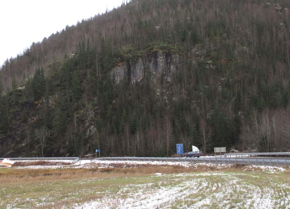 Bergarten i området er omdanna vulkanitter som grønnstein og grønnskifer med god bergkvalitet. En kommer til å krysse om lag 3 svakhetssoner mellom nordre og søndre påhugg, se figur 36.