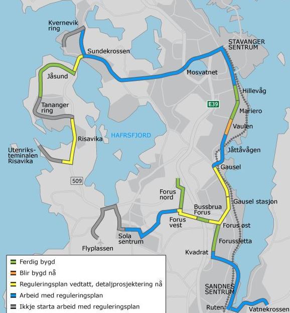 Arealbruk og ny bussvei