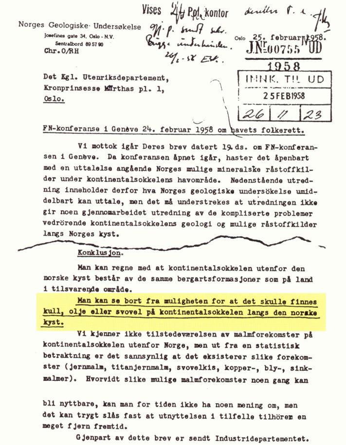 Profesjonalitet og grad av industrialisering 1971: Produksjon EKOFISK 15.
