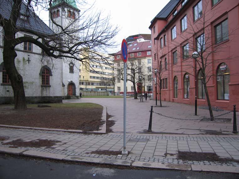 Figur 6.7 St. Jakobs plass Nygårdsparken som er det største parkanlegget i Bergen sentrum ligger ca 500 meter fra planområdet og vil kunne benyttes av beboerne i planområdet.