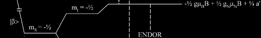 ΔE = hν = g e βb ±½