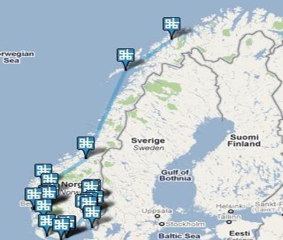 23 KLONARKIVER Status 2015: Avtaler 22 (1 oppsagt) Underskrevet 6 Med plantelister 2