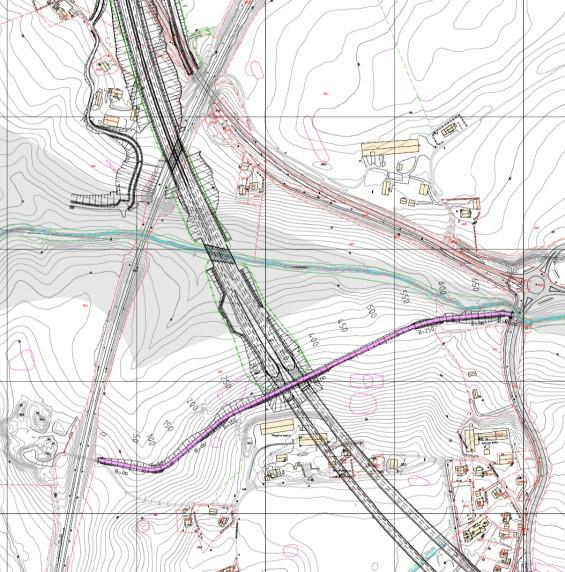 I mulighetsstudien er det vurdert totalt 10 alternative traseer ved Holstad. Alternativene er gitt poeng ut fra funksjonalitet, konsekvenser, kostnader og total lengde i retning Ski, dvs.