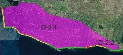 4.3.2 D-2 Dagverðarfrístund Dagverðarnes Kort 15. D-2. Í landi Dagverðarness er stór frístundabyggð.