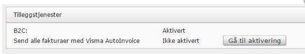 Hvordan gjør du det? Dersom du ønsker å aktivere tjenesten, må du ha inngått avtale om elektronisk faktura. Når dette er gjort, gjør du følgende: 1.