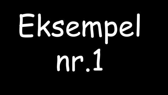 Eksempel nr.