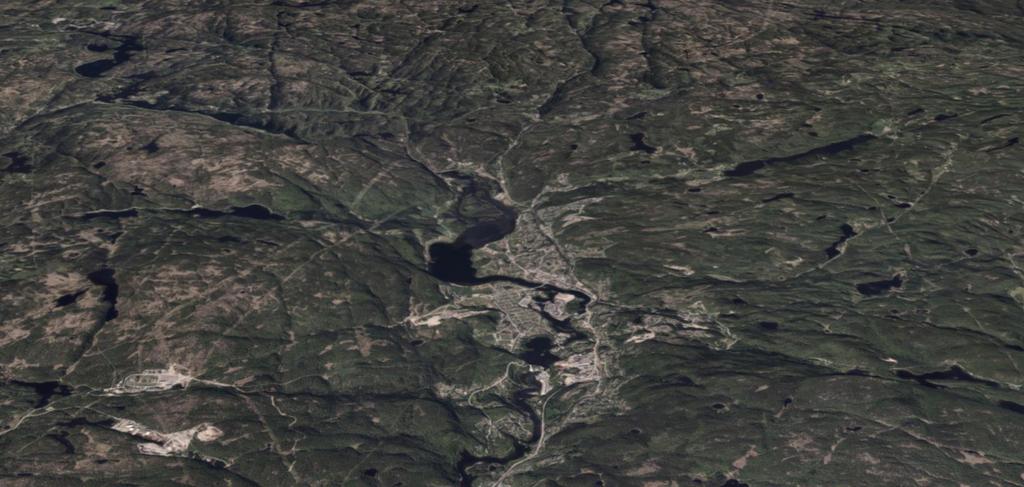 31 Venneslafjorden/elva og de relativt flate elveavsetningsområdene/morenene langs elva, danner bunnen i et landskapsrom, som er avgrenset av åsene fra Grovane i nord til Vikeland i sør.