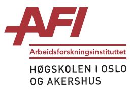 holde en Øystein Spjelkavik Seniorforsker, Arbeidsforskningsinstituttet, Kompetansesenter