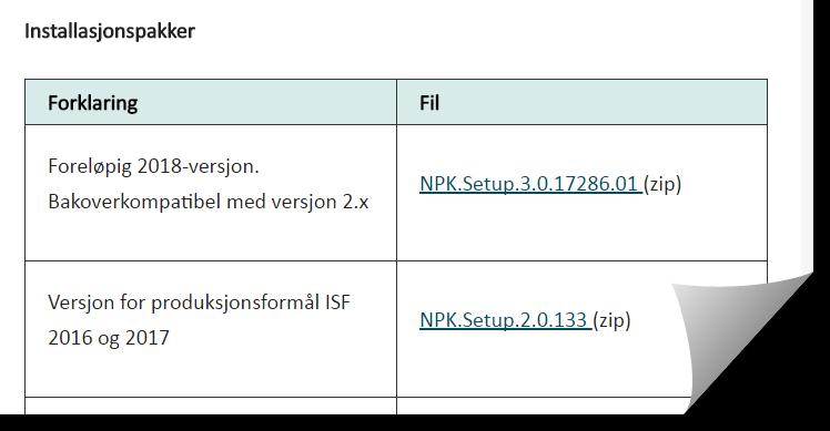 Foreløpig NPK-versjon er publisert Ikke planlagt ytterligere endringer for 2018 Versjon 2.0.133 gir brukbar simulering for 2018 Versjon 3.0.17286 anbefales for best simulering https://helsedirektoratet.