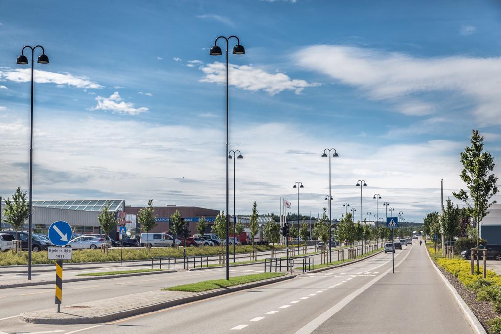 Foto: Fra Bussveien på Forussletta i Sandnes 2.2 Stortingsvedtak Bypakke Nord-Jæren Stortinget vedtok Prop.