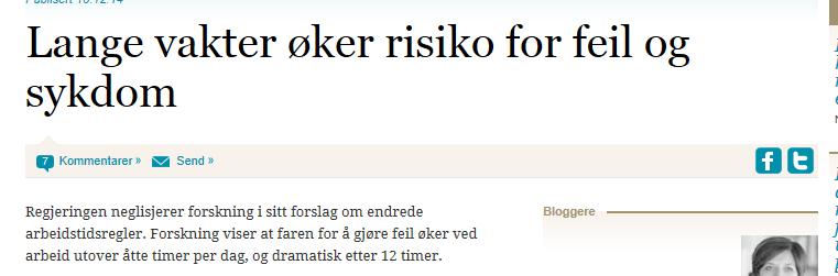 er risiko og svake punkter