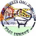 5 Type: I22N Utsendt INNSET 1 Innsendt 7348 Registrert brukt fra 2-6-80 HT til 31-10-97 FH Stempel nr. 6a Type: I24N Utsendt INNSET 2 Innsendt 7348 Registrert brukt fra 03.01.96 FH til 31.10.97 FH Stempel nr. 6b Type: I24N Utsendt INNSET 2 Innsendt 7348 Stempel 6a i bruk ved postfilialen fra 01.