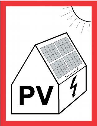 1000 volt på taket Ved brann kan kablar og koblingar bli skadd Spenninga frå panela kan gå til delar av bygningen.