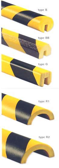 42-000120, Sort/gul 1 meter, ikke selvklebende 42-000220, Sort/gul 5 meter rull,